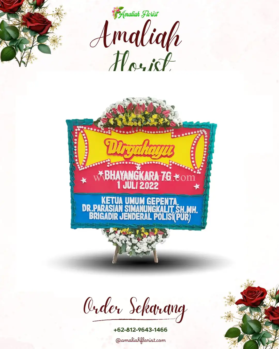 Papan Bunga HUT Ulang Tahun Bedayutalang